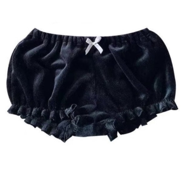 Kuromi Pajamas Bra & Bloomer Set Black Velour - Picture 3 of 3